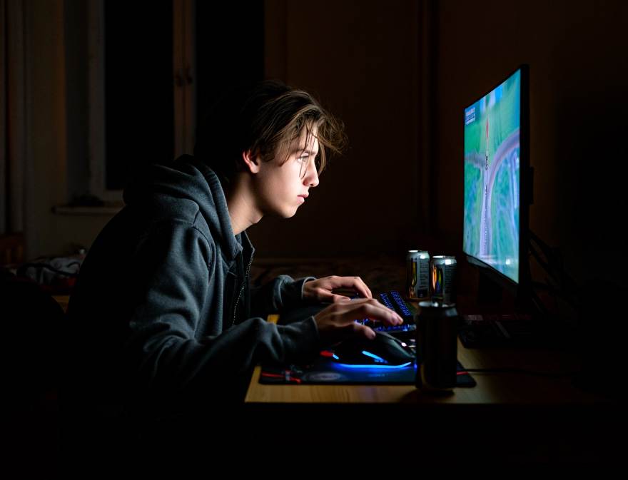 Мужчина с игроманией